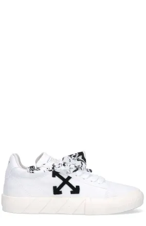 Off-White Low Vulcanized Lace-Up Sneakers