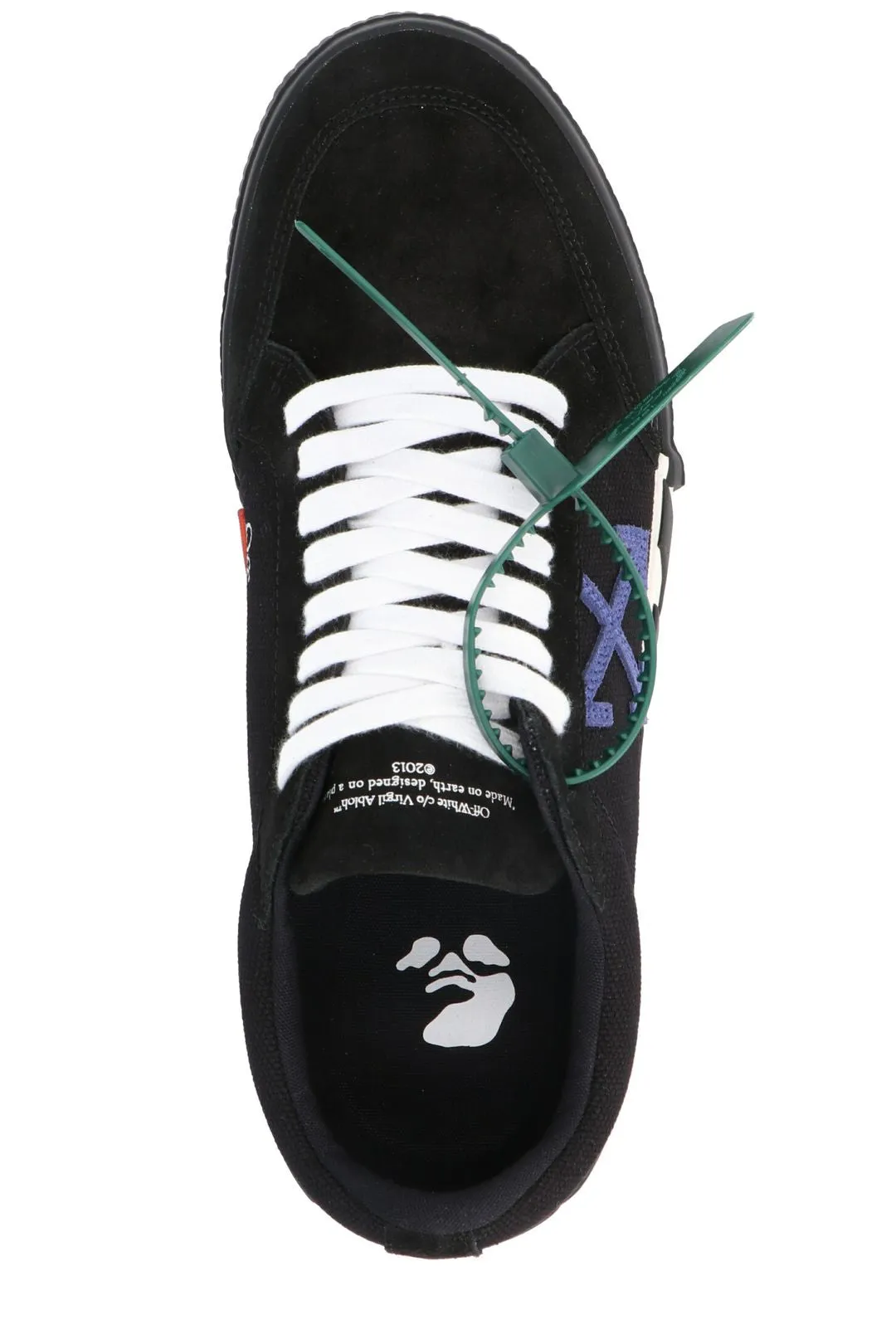 Off-White Vulcanized Lace-Up Sneakers