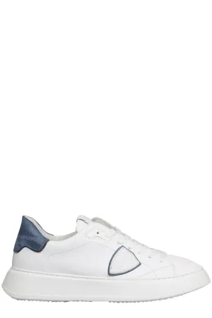 Philippe Model Paris Temple Veau Lace-Up Sneakers