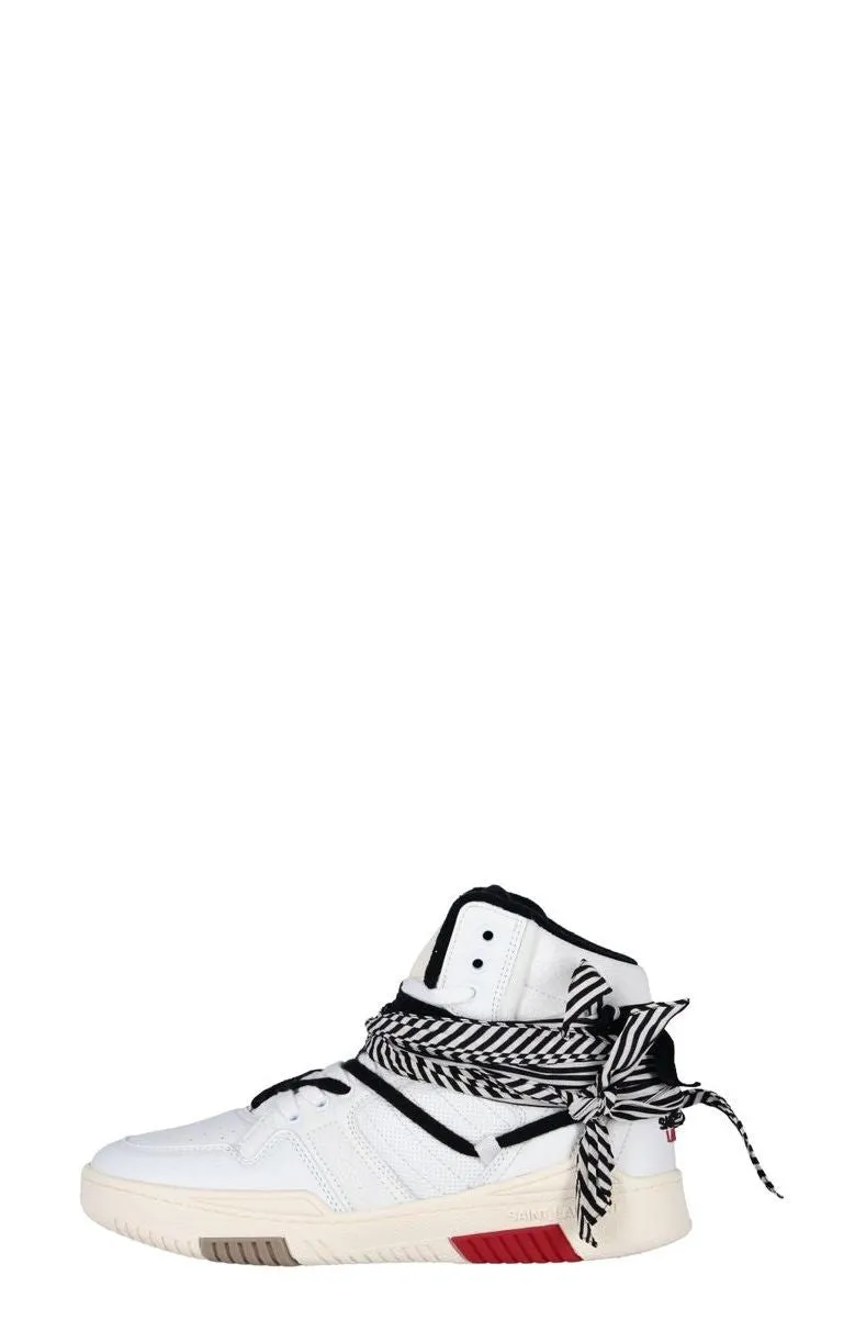 Saint Laurent Smith Lace-Up Sneakers