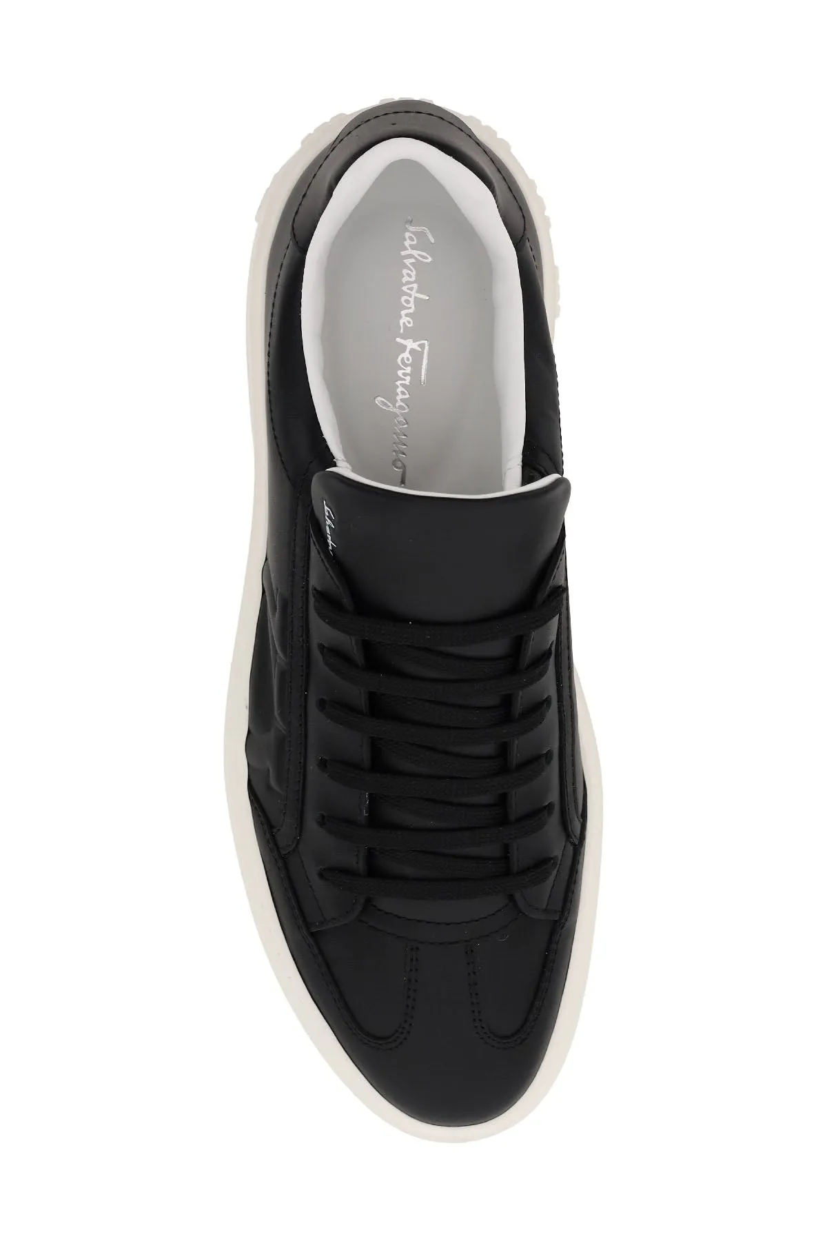 Salvatore Ferragamo Gancini Low-Top Sneakers