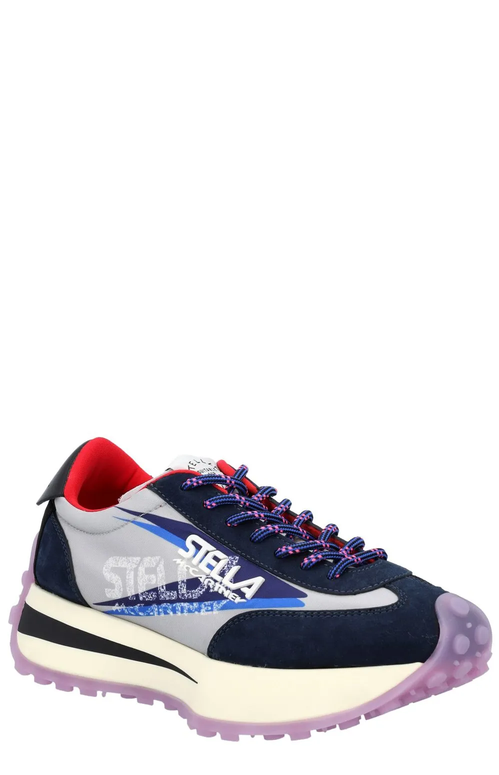 Stella McCartney Logo Print Lace-Up Sneakers