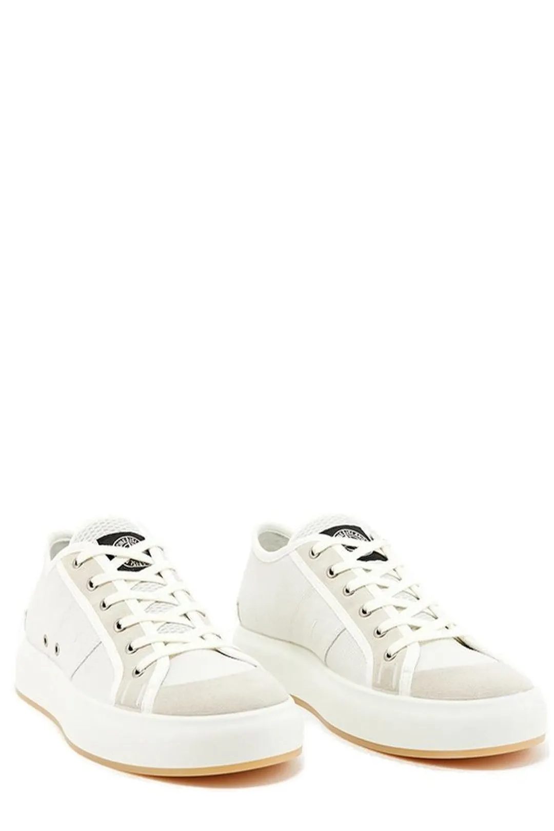 Stone Island Compass Badge Lace-Up Sneakers