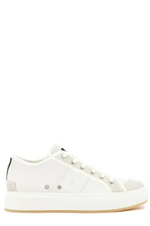 Stone Island Compass Badge Lace-Up Sneakers