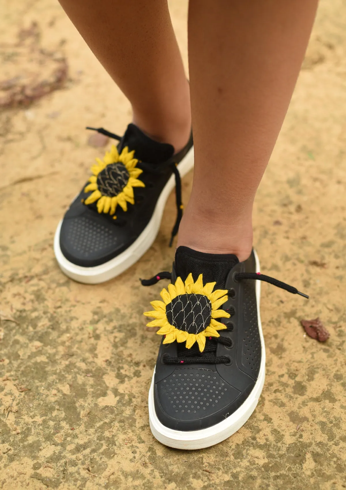 Sunflower Handmade Shoe Charms