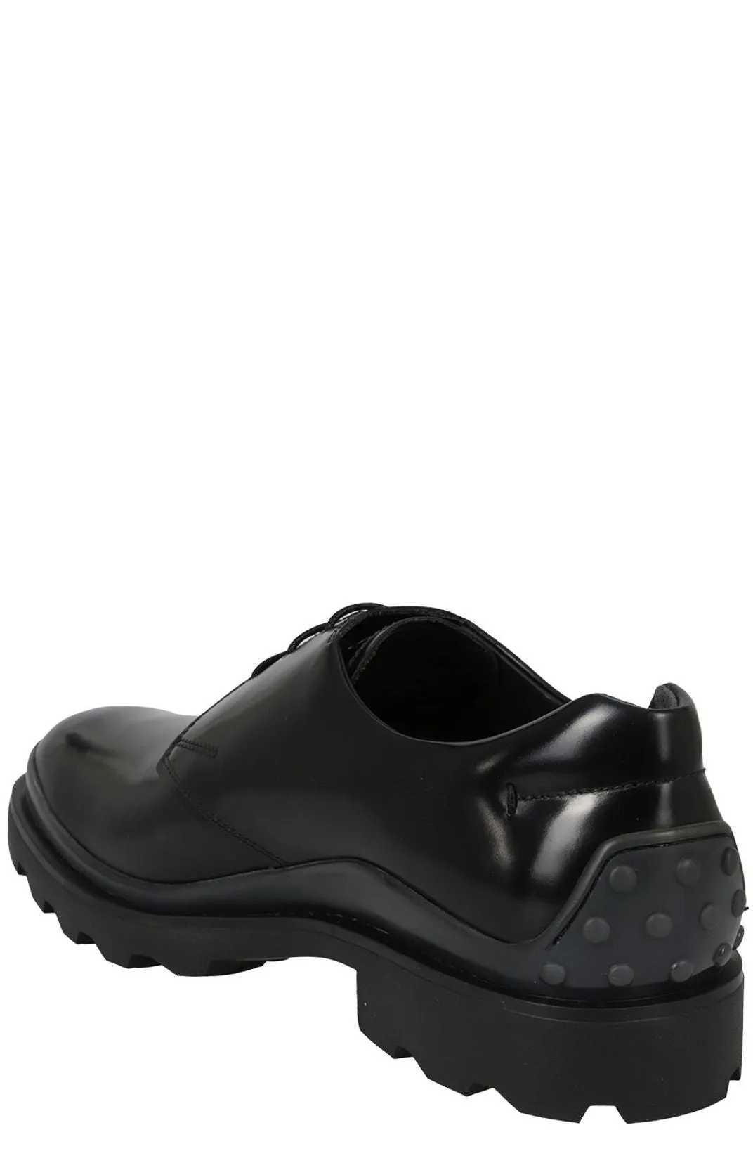 Tod's Logo Embossed Lace-Up Shoes