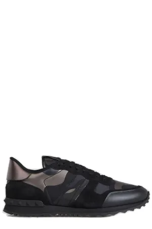 Valentino Garavani Rockstud Rockrunner Lace-Up Sneakers