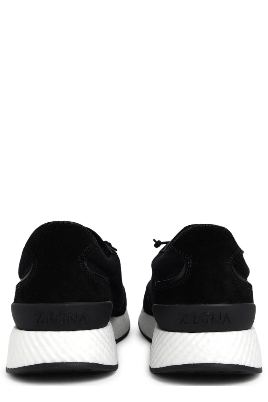 Z Zegna Panelled Lace-Up Sneakers