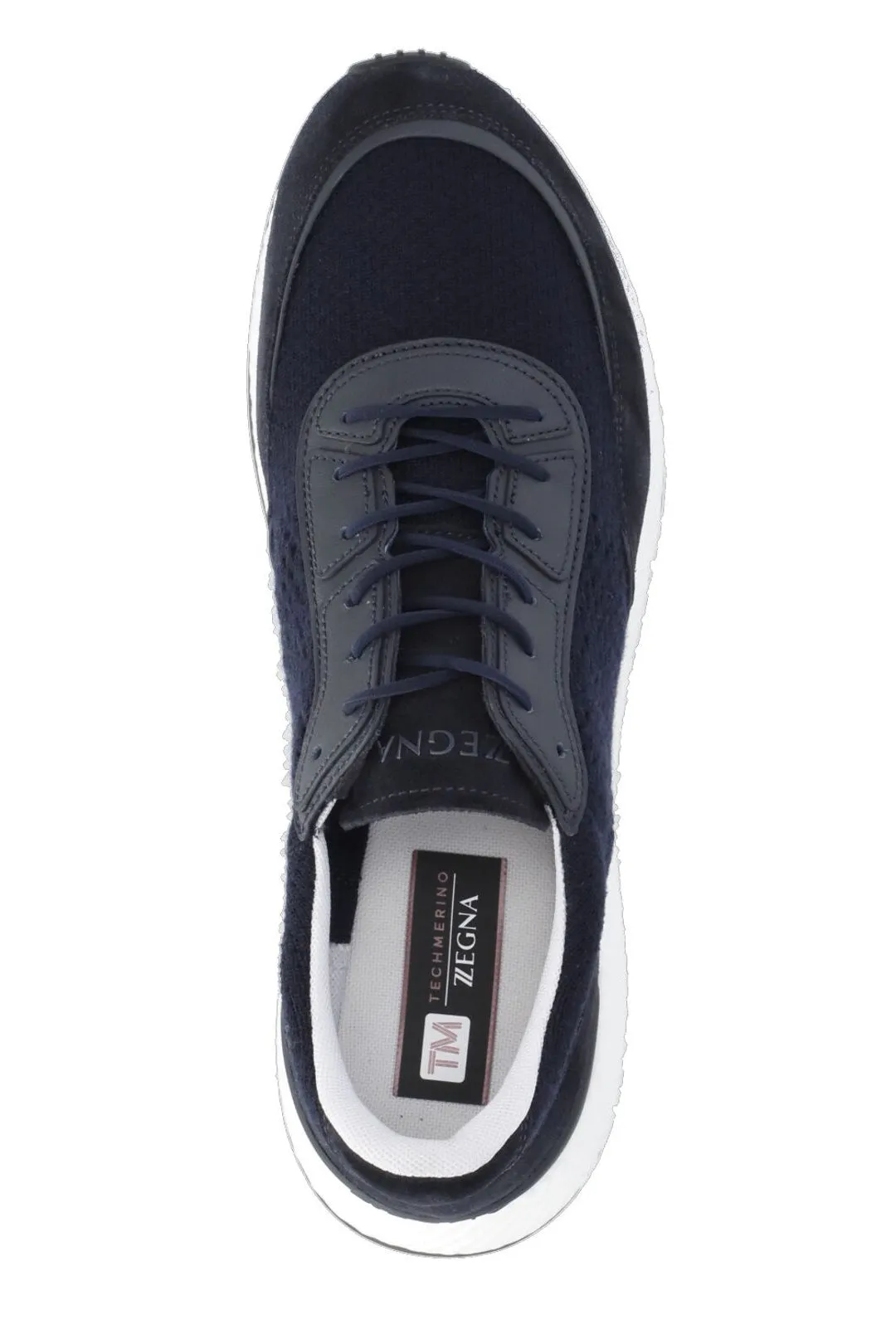 Z Zegna Panelled Lace-Up Sneakers