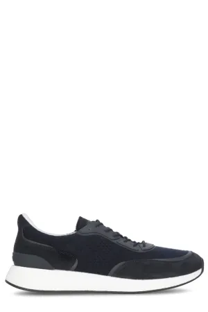Z Zegna Panelled Lace-Up Sneakers