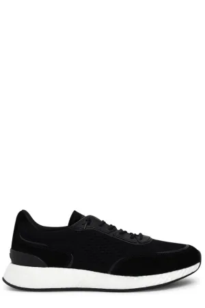 Z Zegna Panelled Lace-Up Sneakers