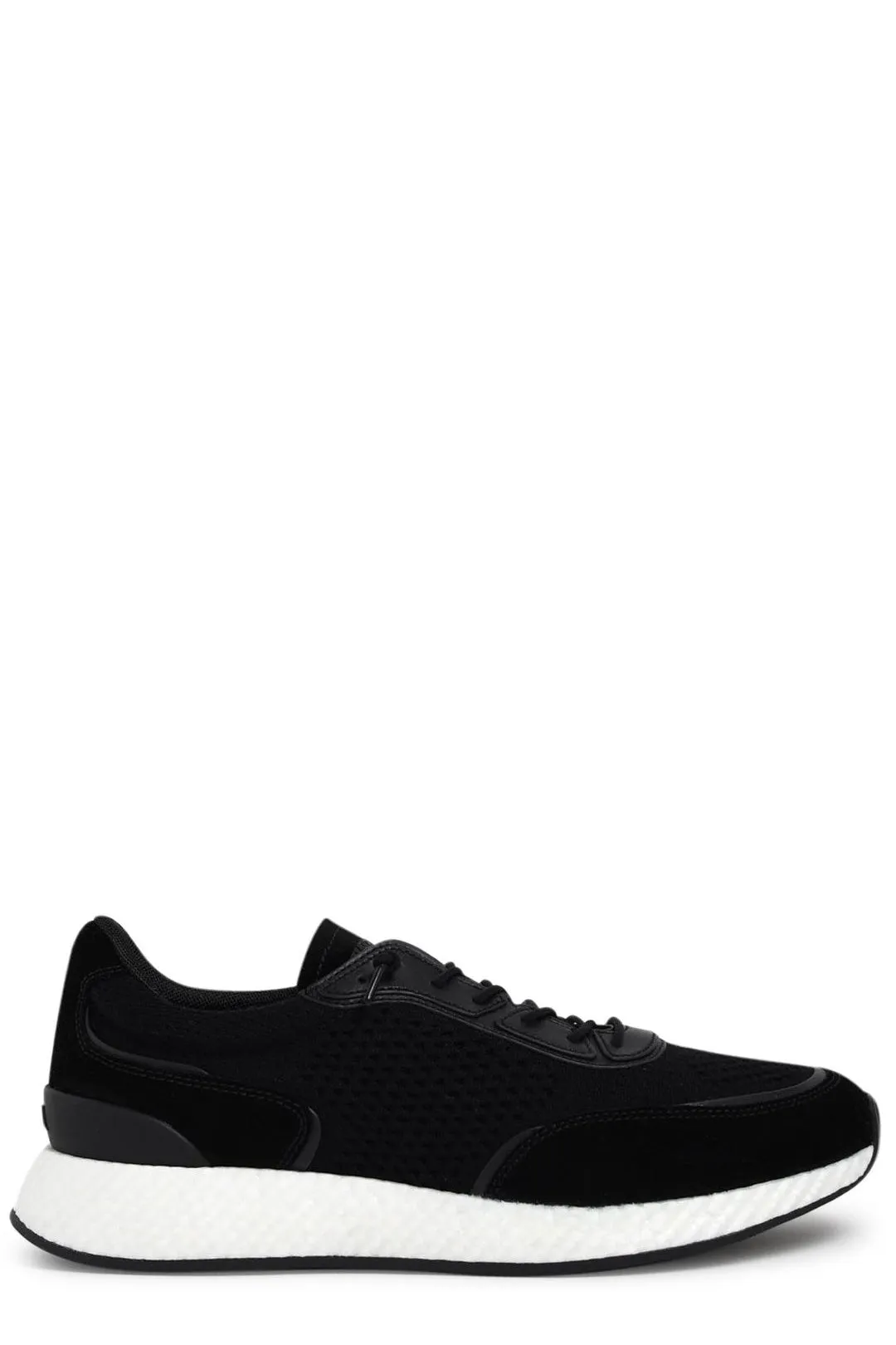 Z Zegna Panelled Lace-Up Sneakers