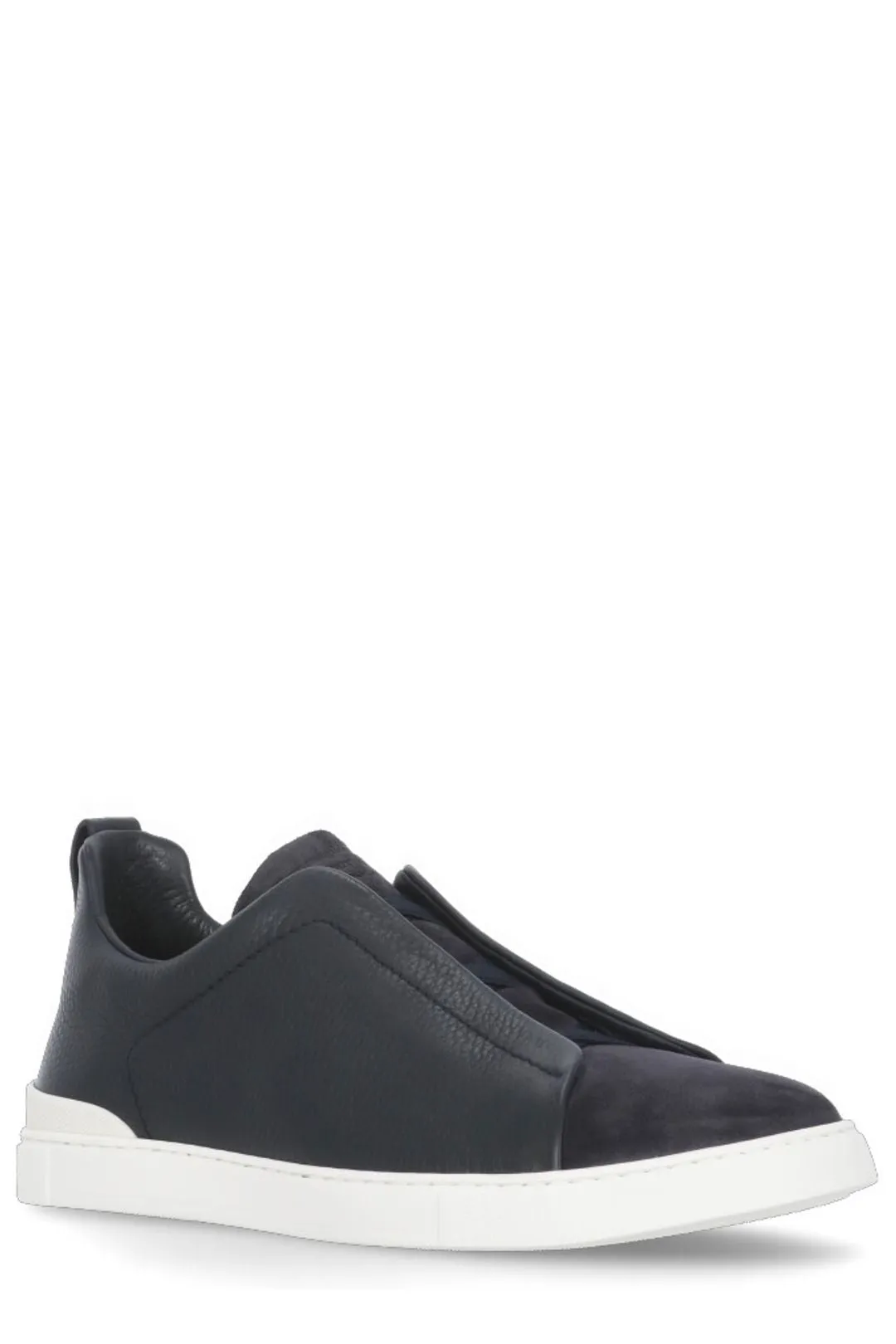 Z Zegna Triple Stitch Lace-Up Sneakers