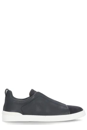 Z Zegna Triple Stitch Lace-Up Sneakers